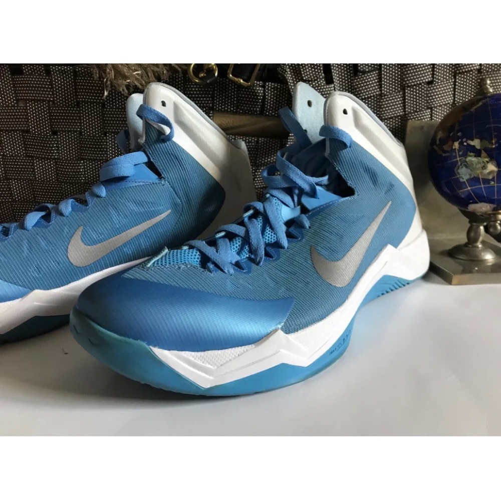 Nike Linarlon Hyperquickness Blue Basketball Snea… - image 3
